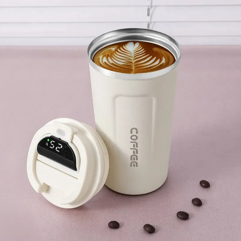 380/510ml Thermos Coffee Mug With Temperature Display