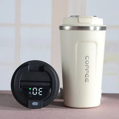 380/510ml Thermos Coffee Mug With Temperature Display