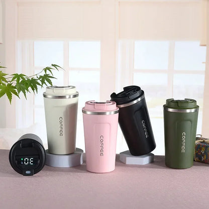 380/510ml Thermos Coffee Mug With Temperature Display